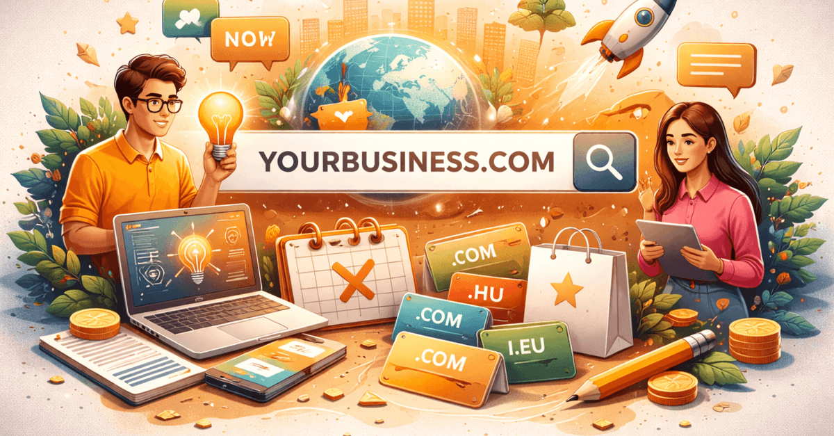 Domain név ötletek vállalkozáshoz: így válassz profi webcímet!