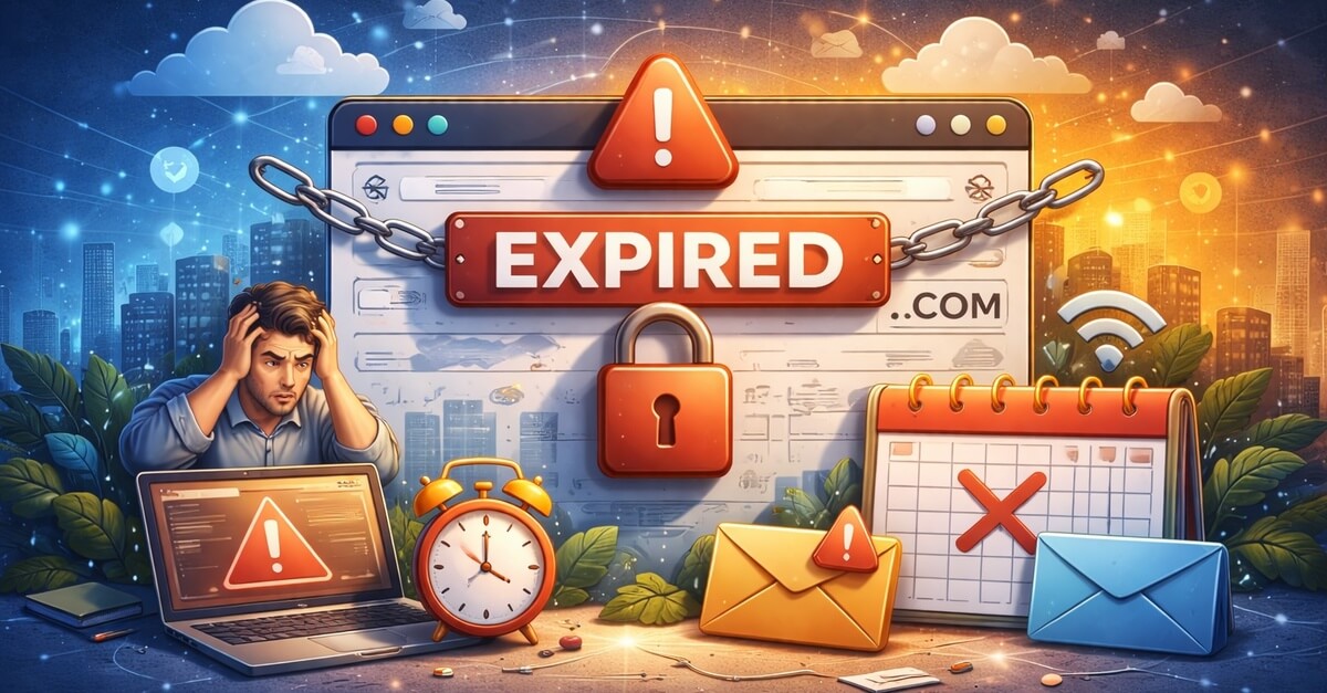 Mi történik, ha lejár a domain név?